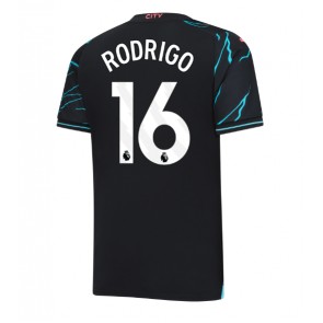 Manchester City Rodri Hernandez #16 Koszulka Trzecich 2023-24 Krótki Rękaw